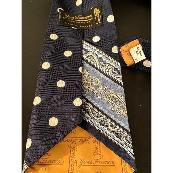 Yves Francois Made in France Vintage Tie - Picture 3 of 6
